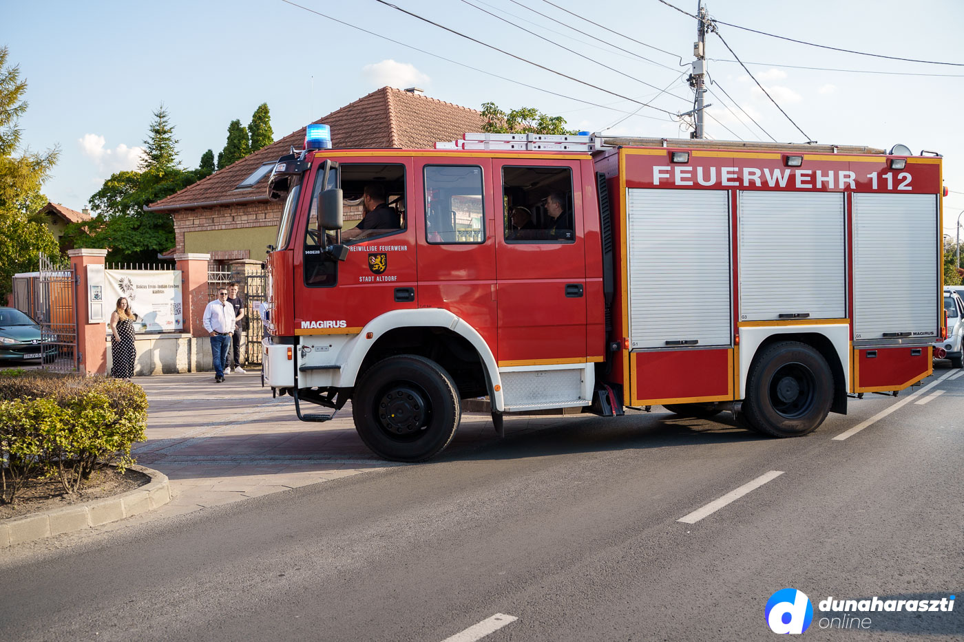 Megérkezett a DHÖTE 2. tűzoltóautója, fotó: dho